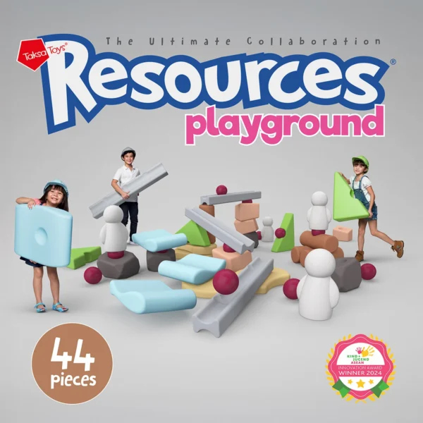 ของเล่นตัวต่อขนาดใหญ่ Resources® Playground ที่ชวนเด็ก ๆ เล่นร่วมกัน เคลื่อนไหว และสร้างสมดุลผ่านการลงมือทำ